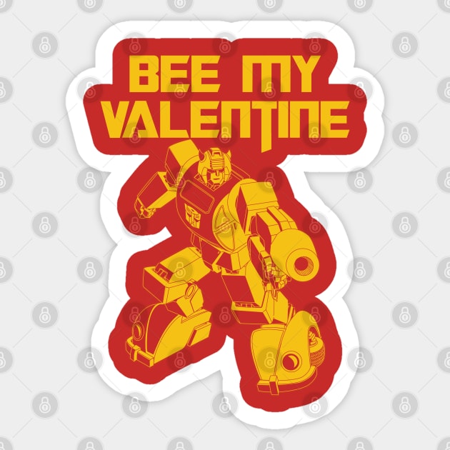 BUMBLEBEE MY VALENTINE - 2.0 Sticker by ROBZILLA